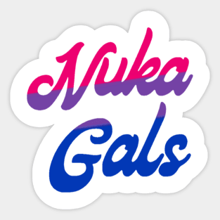 Nuka Gals Bisexual Sticker